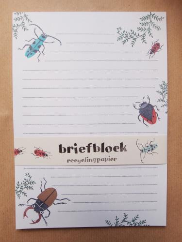 Briefblock Käfer