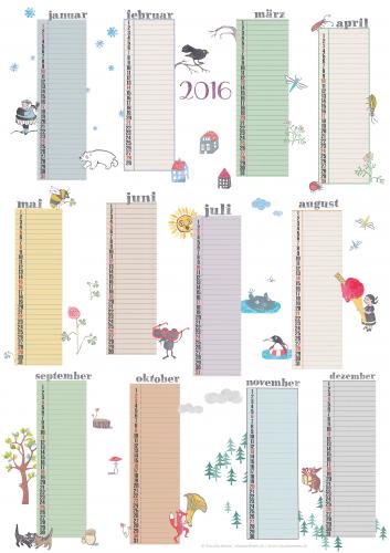 Wandkalender 2016 Wandkalender 2016